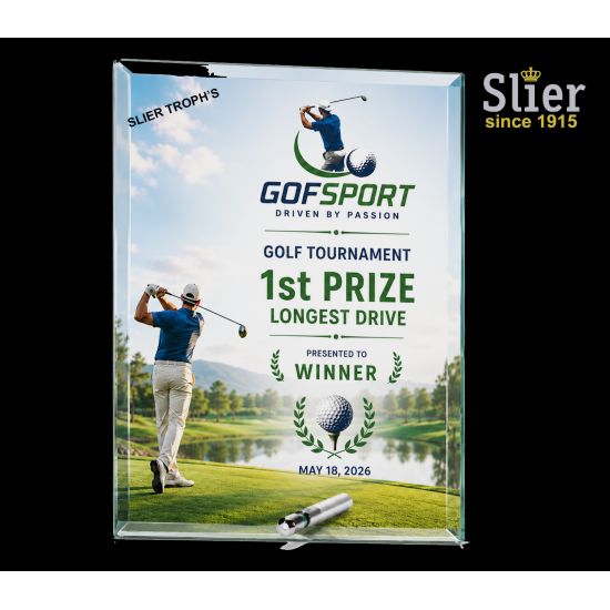 Dewi Golfstandaard glas type "DEWI" slier sportprijzen Rotterdam