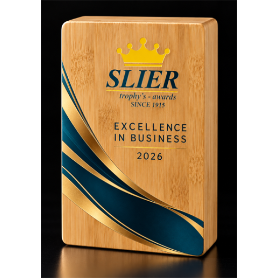 Business Awards Slier Sportprijzen Luxe Business Award van bamboe