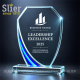Business award model Bridget jade glass Slier sports awards
