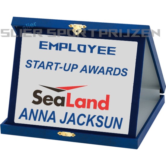 Award Cassette blauw(horizontaal) Slier sportprijzen Award Cassette blauw(horizontaal) Slier sportprijzen