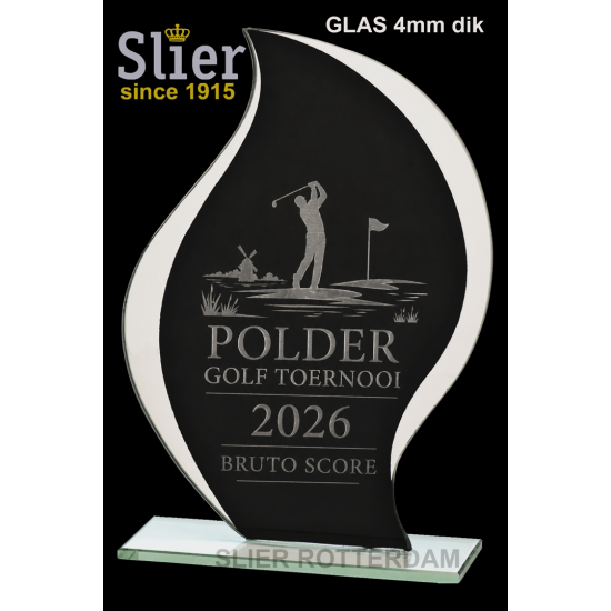 Palmer golf glas Golf standaard glas type "Palmer golf" Slier sportprijzen Rotterdam