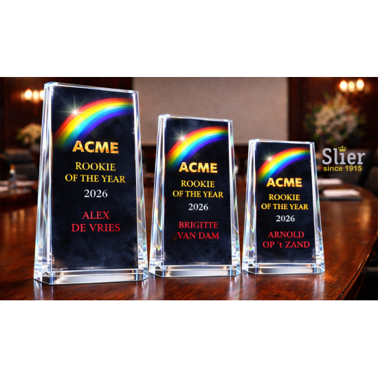 Business-award-model-Prince full color print-glas-slier-sportprijzen